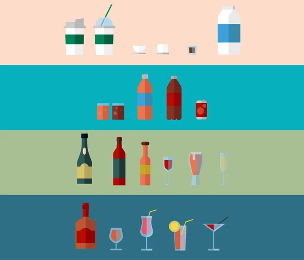 içecekler Icons set