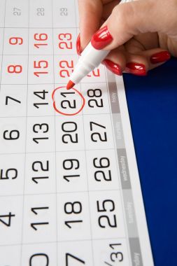 Kırmızı işaret tarihi 21 daire.