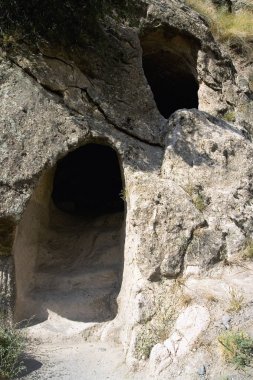 Vardzia. Karmaşık mağara Manastırı.