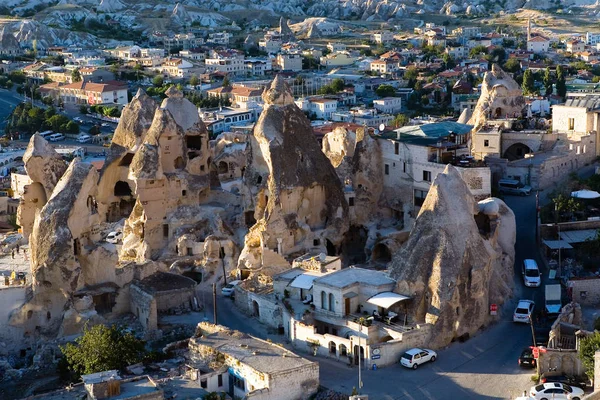 La ciudad turca de Goreme por la noche . — Foto de Stock