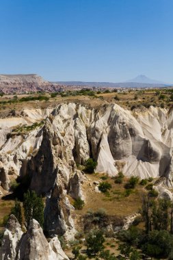 Türk Kapadokya'nın sıradışı manzara. 