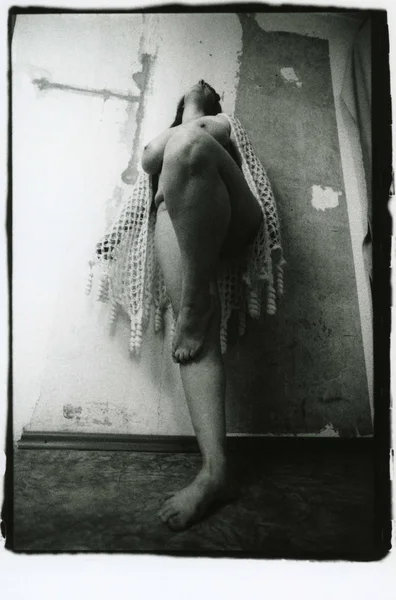 Büyük göğüslü, şişman, güzel bir kadın..