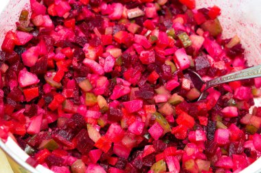 diyet ve vejetaryen salatası