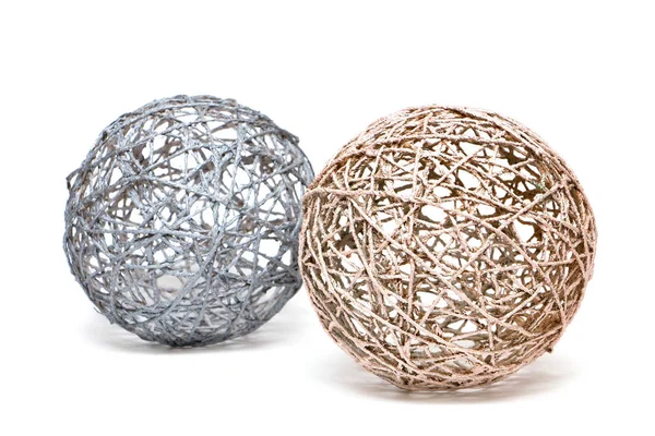 Decorative ornaments balls of yarn — Stock Photo, Image