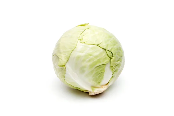 Στρογγυλό πράσινο λάχανο — Φωτογραφία Αρχείου
