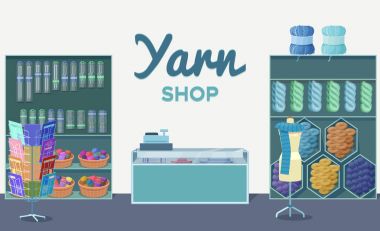 Yün iplik skeins, örgü araçları, m ile salonu iç şablonu