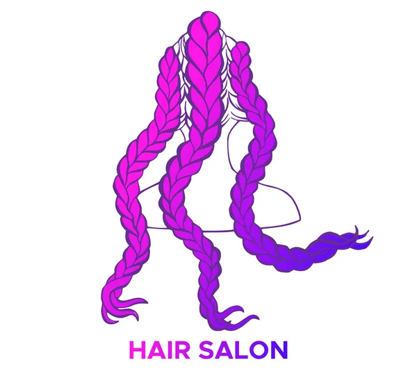 hair extensions vector