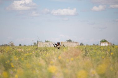 Odessa, Ukrayna 21 Temmuz 2016: bölge devriye Ukrayna askerler