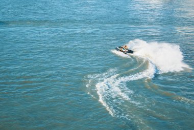 Jet ski WIT Tarih: eğlenmek birkaç dönüm sürme Üstten Görünüm 
