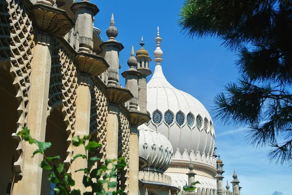Une coupole et des murs décorés du pavillon royal (pavillon Brighton) ) — Photo