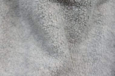 Yumuşak yün kabarık arka planı gri