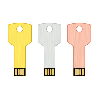 Metalik USB flash disk seti izole edildi 