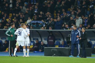 Artem Kravets, Uefa Avrupa Ligi yuvarlak 16 ikinci bacak maç Dinamo ve Everton arasında Lukasz Teodorczyk yerine