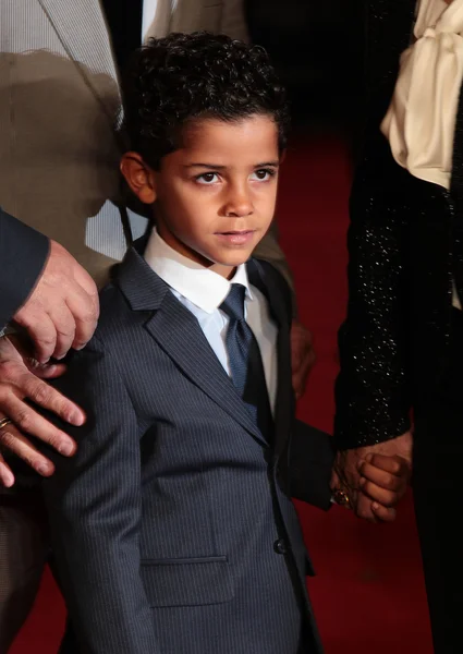 Oğlum Cristiano Ronaldo Jr — Stok fotoğraf