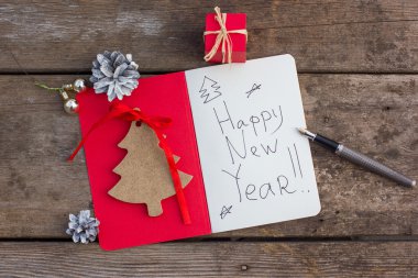 Noel Not el sanatları. Şenlikli ruh hali