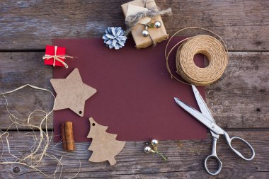 Noel kopya alanı ile el yapımı