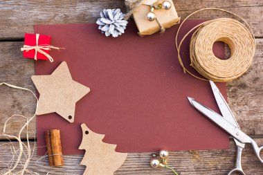 Noel Not el sanatları. Şenlikli ruh hali