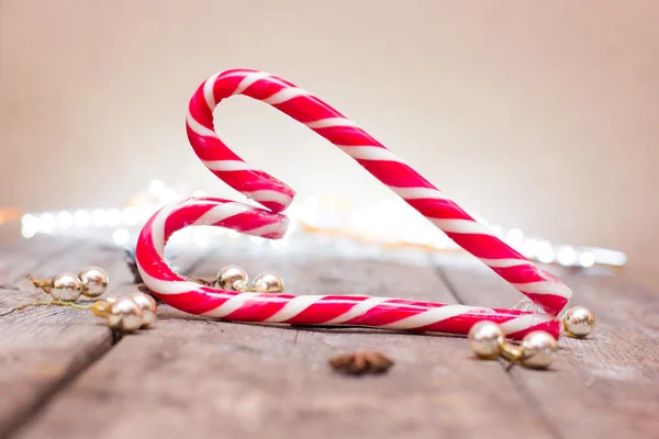 Bengalas doces. Conceito de Natal — Fotografia de Stock