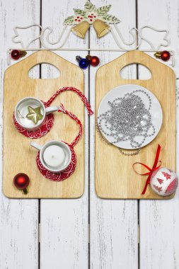 Noel tablo ayarı. Tatil kavramı