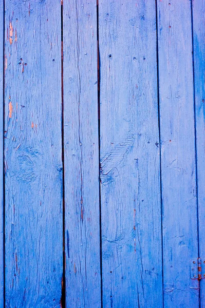 Fondo azul madera — Foto de Stock