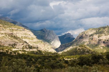 El Caminito del Rey, El Chorro Vadisi 'nde. Ardales, Malaga, İspanya