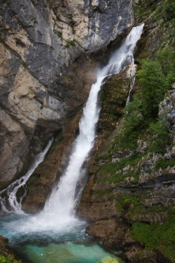 Savica Şelalesi (tokat Savica) Triglav Ulusal Parkı, Slovenya