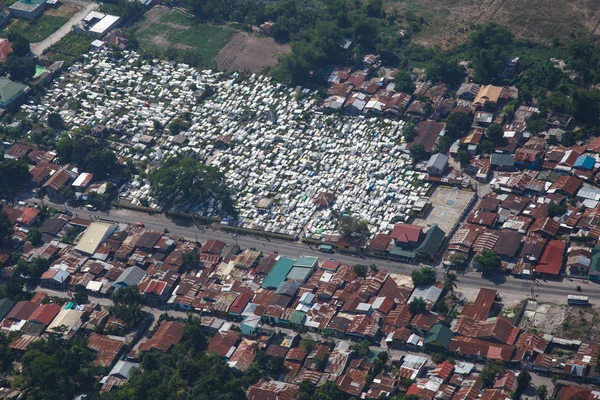 Ангели місто з повітря, Лусон, Філіппіни Стокове Зображення