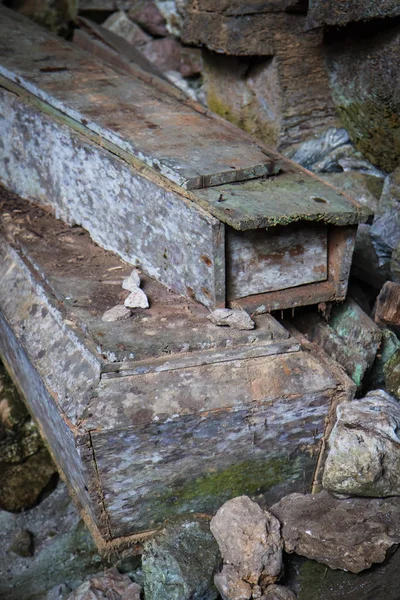 Grotta di sepoltura Lumiang, Sagada, Luzon, Filippine — Foto Stock