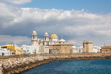 panoramik katedral campo del sur içinde cadiz, İspanya