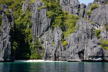 Waterscape, El Nido, Bacuit defne, Palawan Adası, Palawan eyaletinin, Filipinler