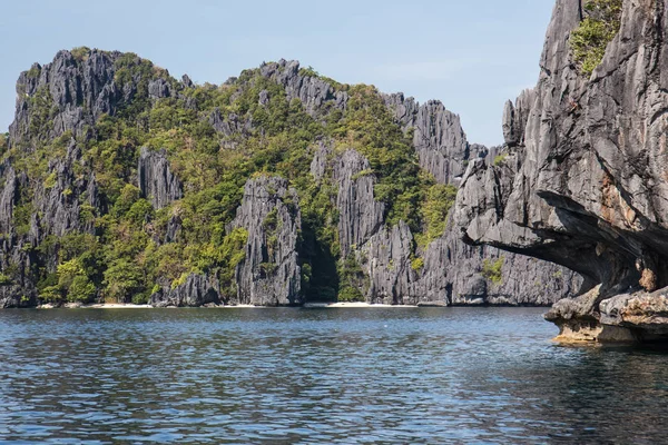 Waterscape, El Nido, Bacuit defne, Palawan Adası, Palawan eyaletinin, Filipinler — Stok fotoğraf