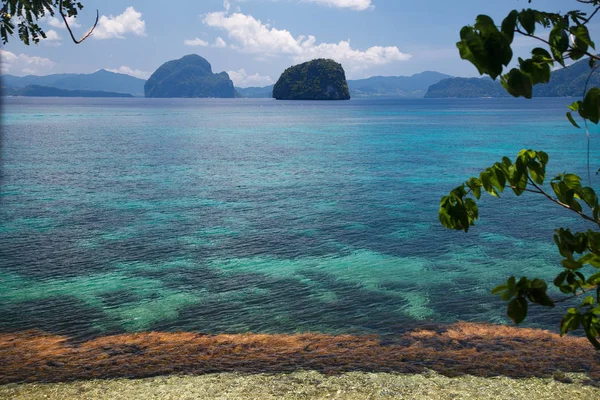 Waterscape, El Nido, Bacuit defne, Palawan Adası, Palawan eyaletinin, Filipinler — Stok fotoğraf