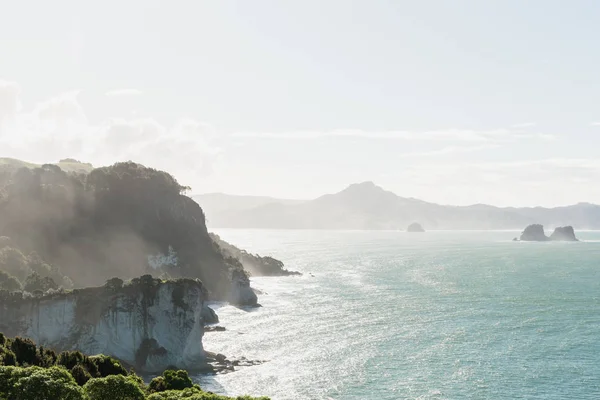 Cathedral Cove na Península de Coromandel, Nova Zelândia — Fotografia de Stock