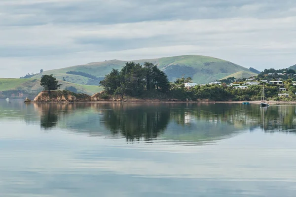 Vue côtière, côte Pacifique de la Nouvelle-Zélande, péninsule d'Otago — Photo