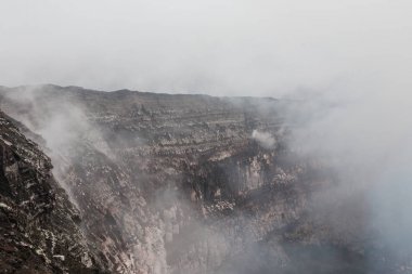 Krater Benbow, Ambrym volkanik caldera, Malampa il-Vanuatu Adası.