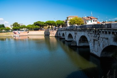 The Bridge of Tiberius in Rimini - Italy clipart