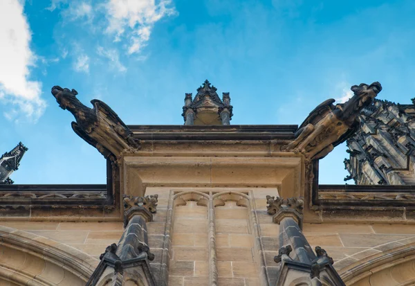 Jednym z Rzygacze St. Vitus Cathedral — Zdjęcie stockowe