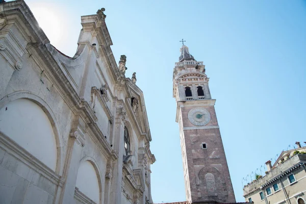 Catedral blanca en Venecia Italia — Foto de Stock