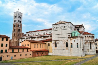 Lucca, İtalya Duomo di San Martino kilise İtalya bu şehrin eski kesiminde.