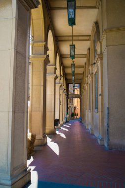 colonnade in Santarcangelo di Romagna