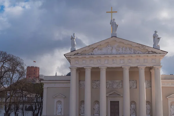De kathedraal van de rooms-katholieke kathedraal van Vilnius in Litouwen — Stockfoto