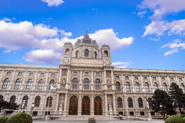 September2017, Βιέννη, Αυστρία: Πανοραμική θέα της Ιστορίας Μουσείο Καλών Τεχνών, Βιέννη, Αυστρία — Φωτογραφία Αρχείου
