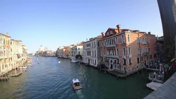 Timelapse video van het Canal Grande in Venetië Italië September 2017 — Stockvideo