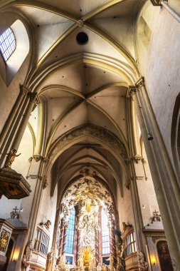 aroque ana sunak Viyana Avusturya Eylül 2017 Michaelerkirche ya da st. Michael s kilisede