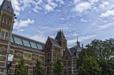 Rijksmuseum Amsterdam Müzesi. Hollanda Eylül 2017