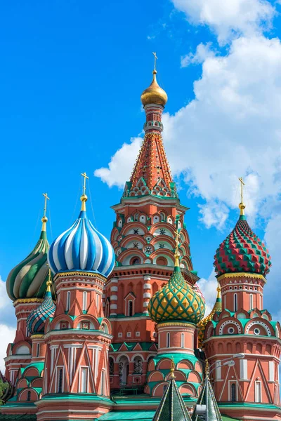 유럽입니다. 러시아. 모스크바입니다. 붉은 광장에서 성 바 실 성당 — 스톡 사진