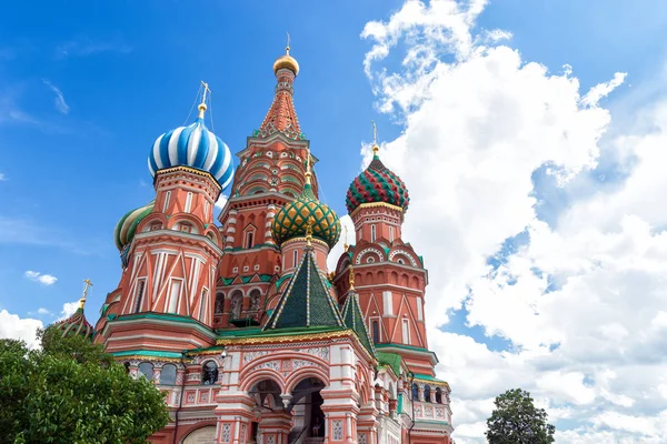 유럽입니다. 러시아. 모스크바입니다. 붉은 광장에서 성 바 실 성당 — 스톡 사진
