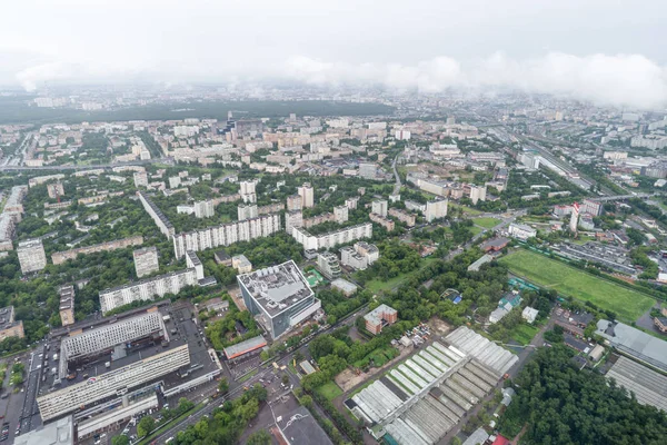 Moskau, Russland. Blick aus der Höhe der Stadt Moskau. — Stockfoto