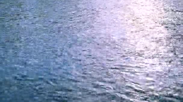 Primer plano del río azul — Vídeos de Stock