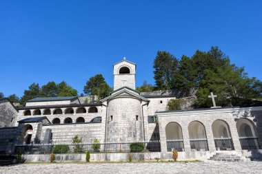 Cetinje 'deki Kutsal Bakire Meryem' in Doğumu Manastırı. Karadağ